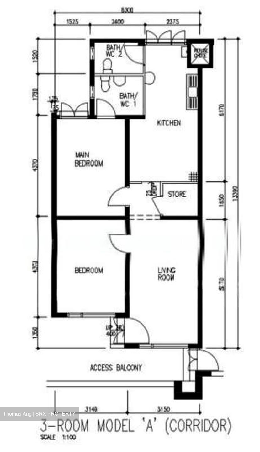 Blk 620 Eunos Heights (Bedok), HDB 2 Rooms #570238071